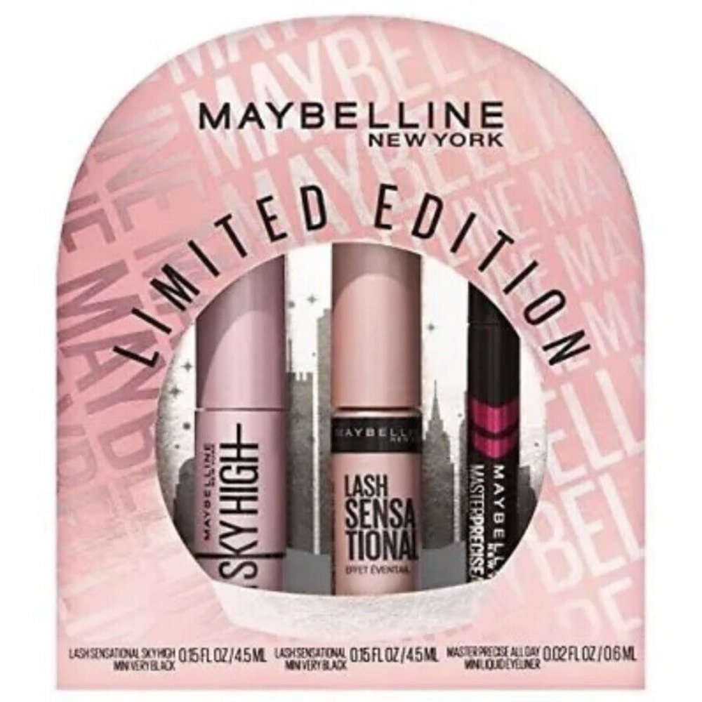 Maybelline Holiday Limited Edition Eye Makeup Gift Set Sky High Mascara Black